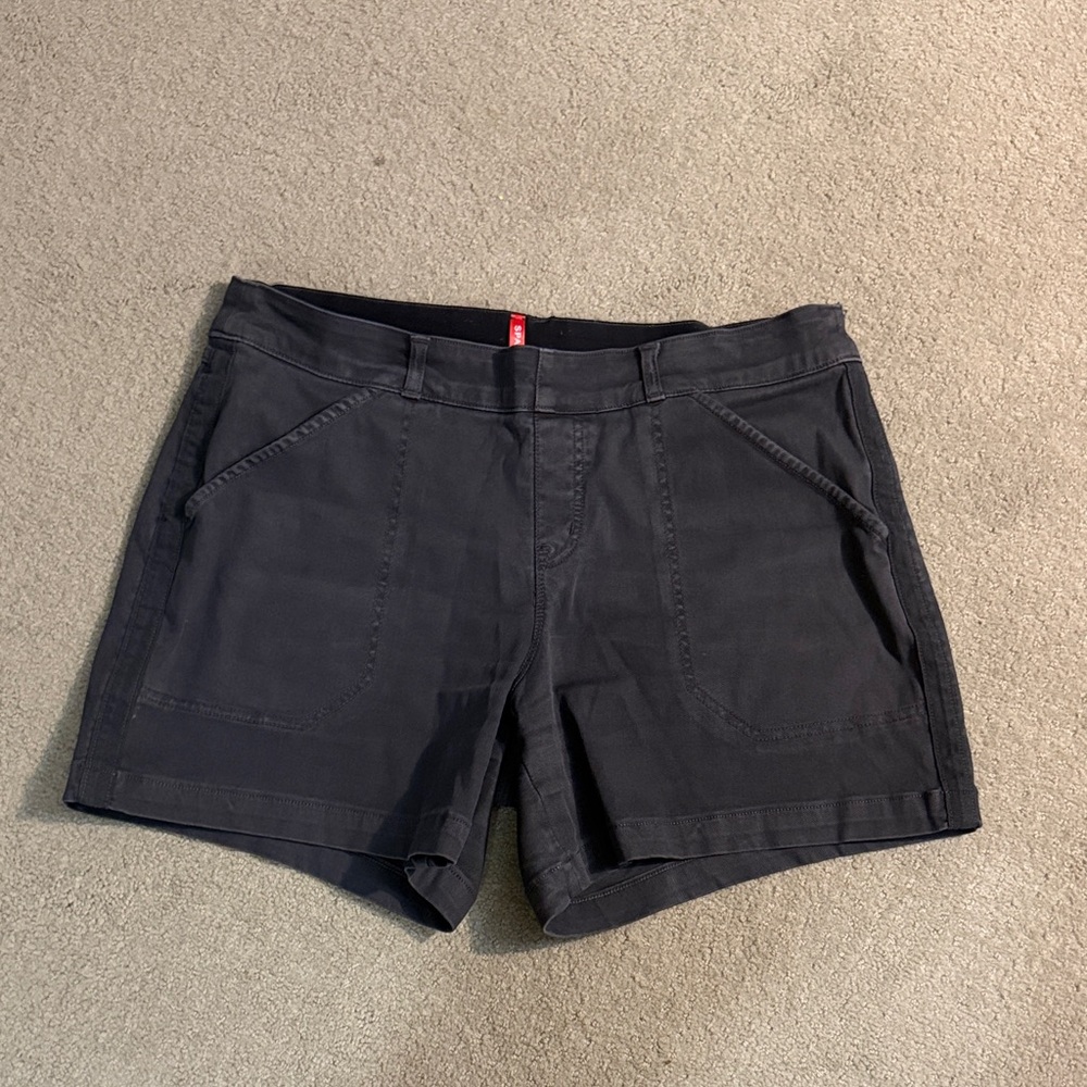 Spanx Twill charcoal Shorts XL